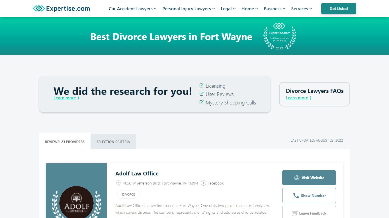23 Best Fort Wayne Divorce Lawyers | Expertise.com